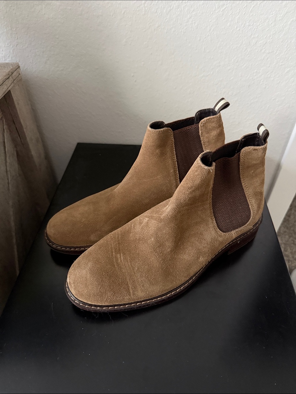 Crown Vintage Tan Suede Boots